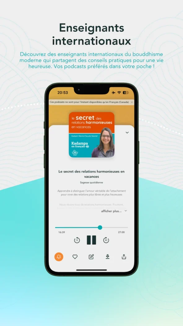 application smartphone de meditation