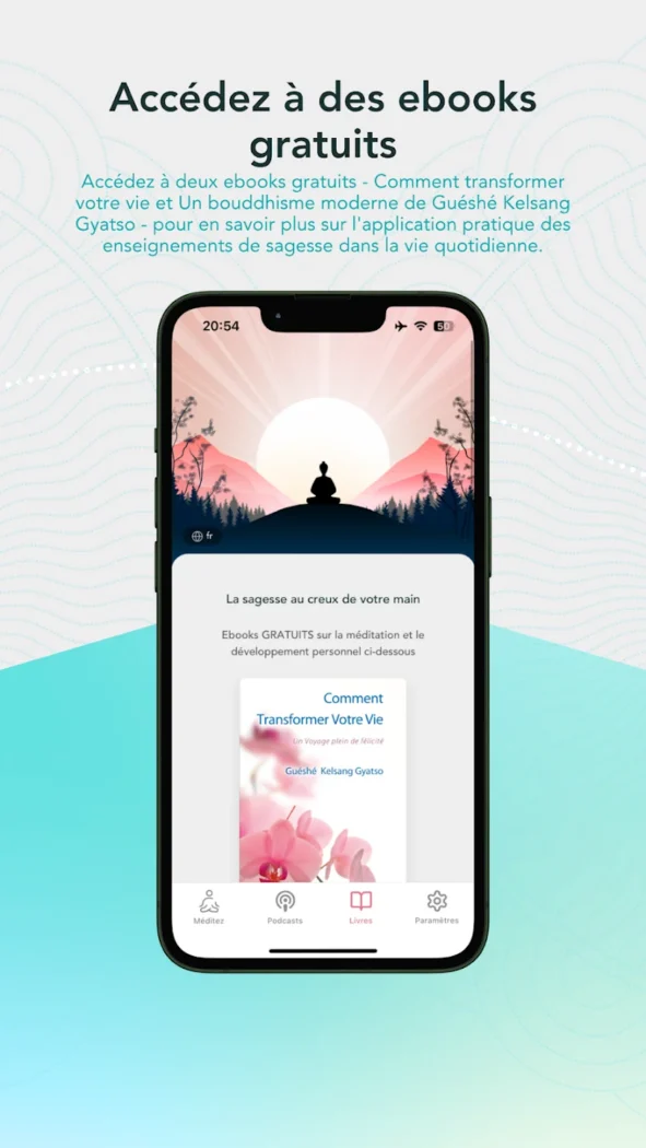 application smartphone de meditation